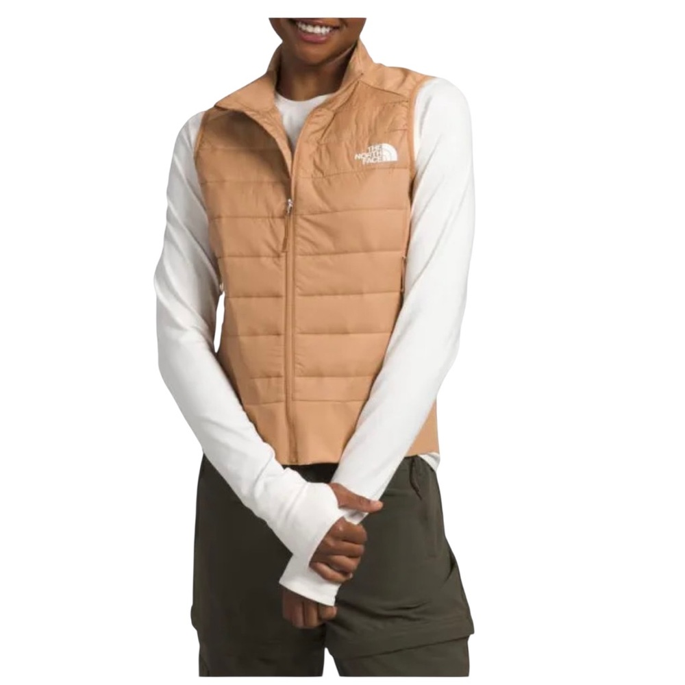 The North Face Women's Tan Shelter Cove Puffer Quilted Vest Sz S - Picture 3 of 11